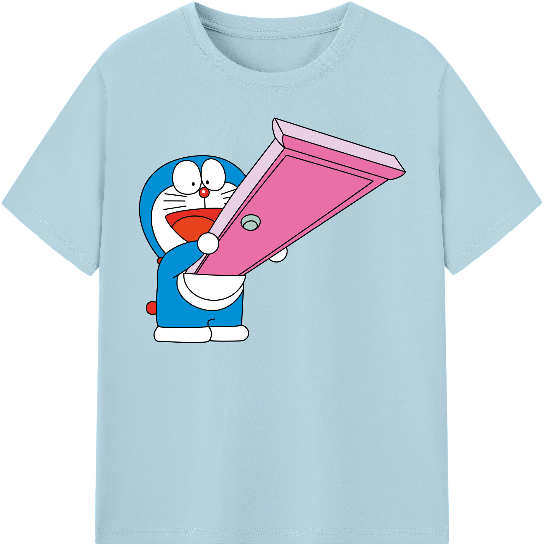（画像用） ドラえもん Doraemon 綿100％半袖Tシャツ（フロントプリント）
